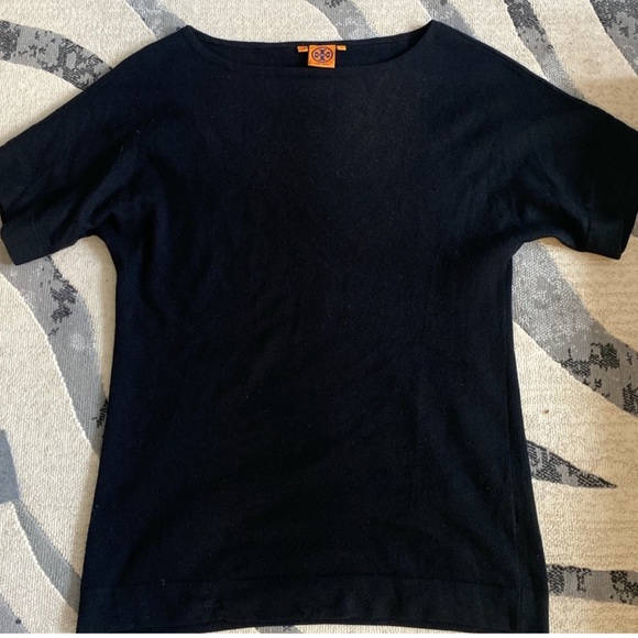 Tory Burch Sweaters - TORY BURCH Cashmere Short Sleeve Tunic Sweater